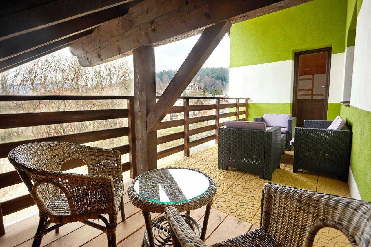 Apartmany Nad Rybnikem Železná Ruda Dış mekan fotoğraf